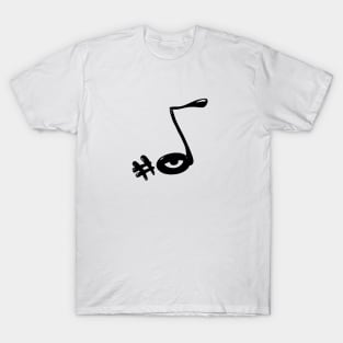 Musical note with an eye T-Shirt